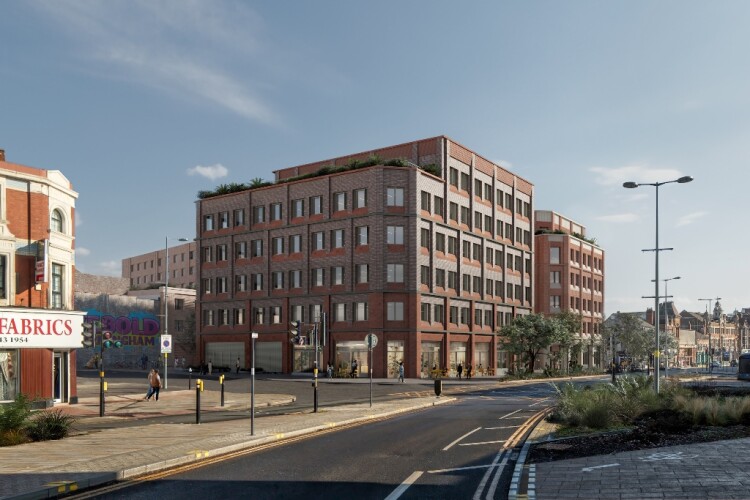 Proposal for redevelopment of the old Phoenix iron works in Digbeth