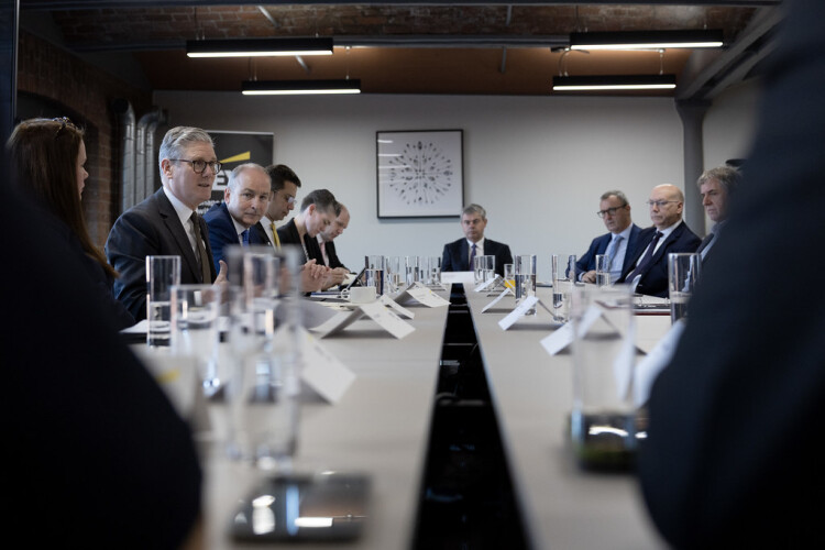 Sisk's Paul Brown, bottom right of the table