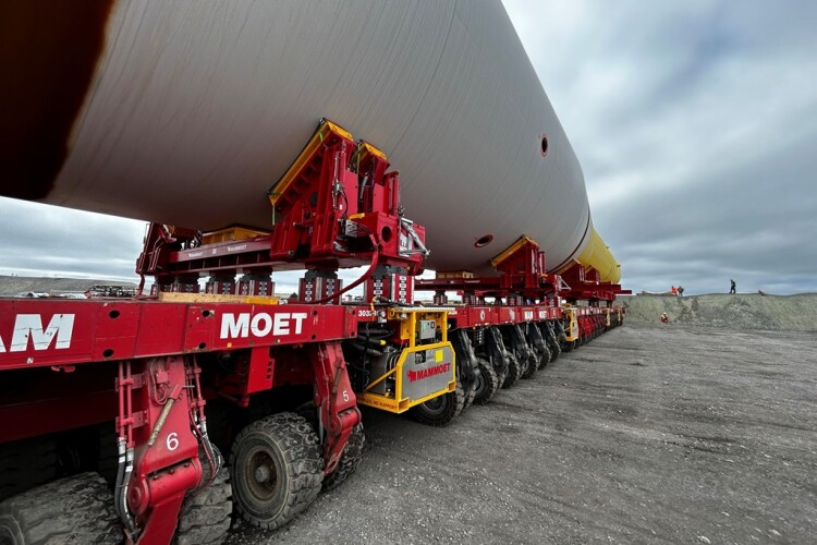 Mammoet will provide self-propelled modular transporters to move can/cone structures and completed monopiles