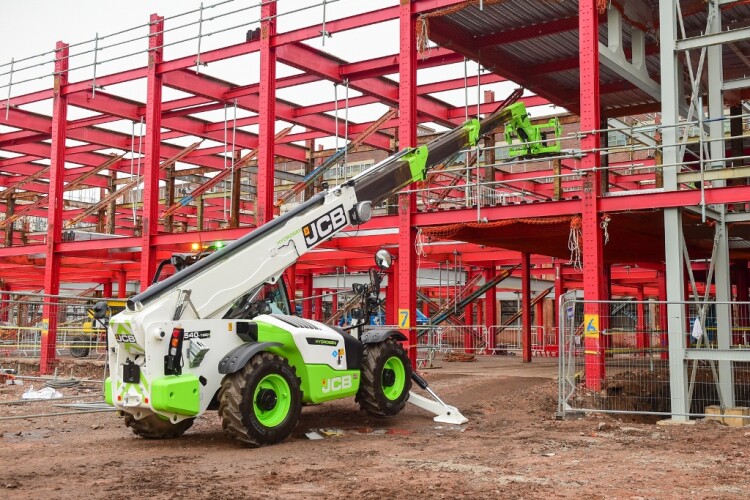 The JCB 540-180H Loadall on trial in Digbeth