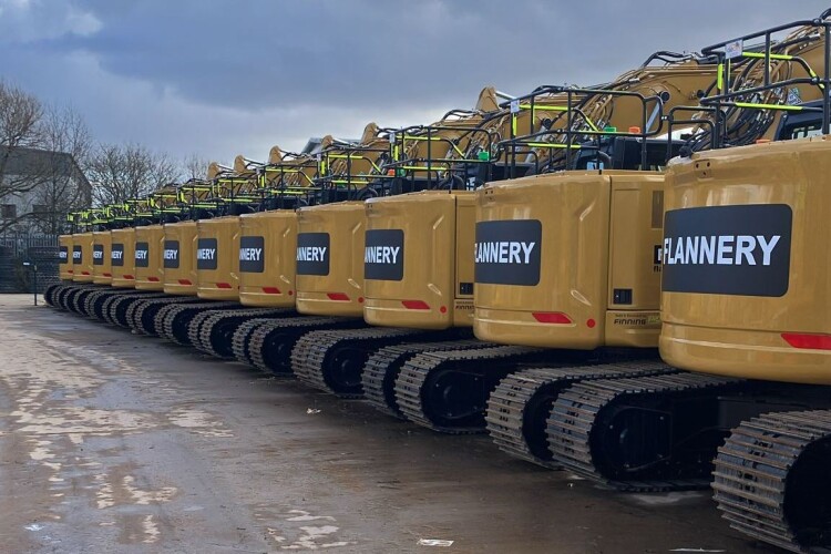 Part of Flannery’s January delivery from Finning