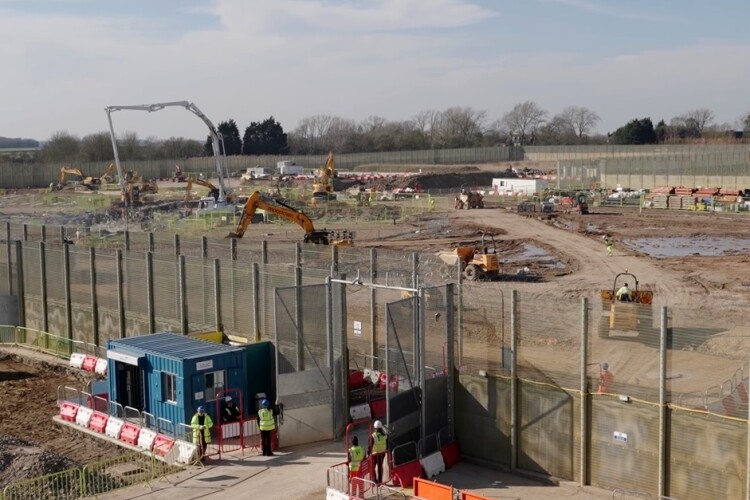 Work has started on three new houseblocks at HMP Highpoint 