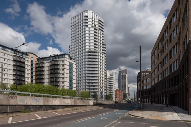 CGI of the tower block planned for Stratford High Street