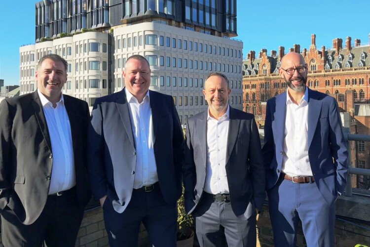 Left to right are Philip Soleil, Martin Clark, Steve White and Barry Fowler