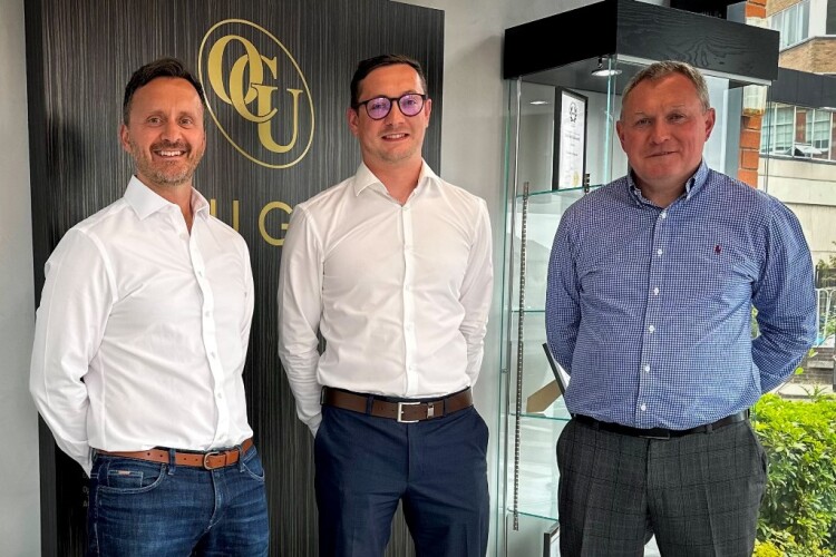 Left to right are OCU mergers & acquisitions director Mathew Edwards, Integrum managing director Alex Geary and OCU Energy Services managing director Vince Bowler