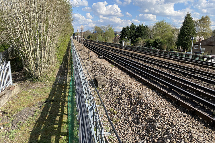 The incident occurred near Chalfont & Latimer station on the Metropolitan line