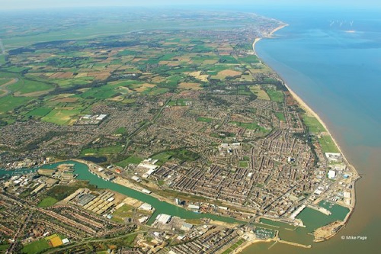Aerial view of Lowestoft