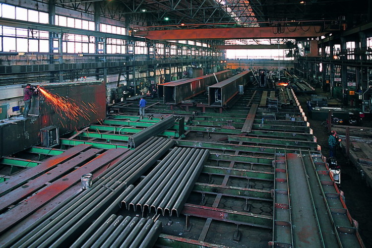 Mostrstal's steel structures production halls