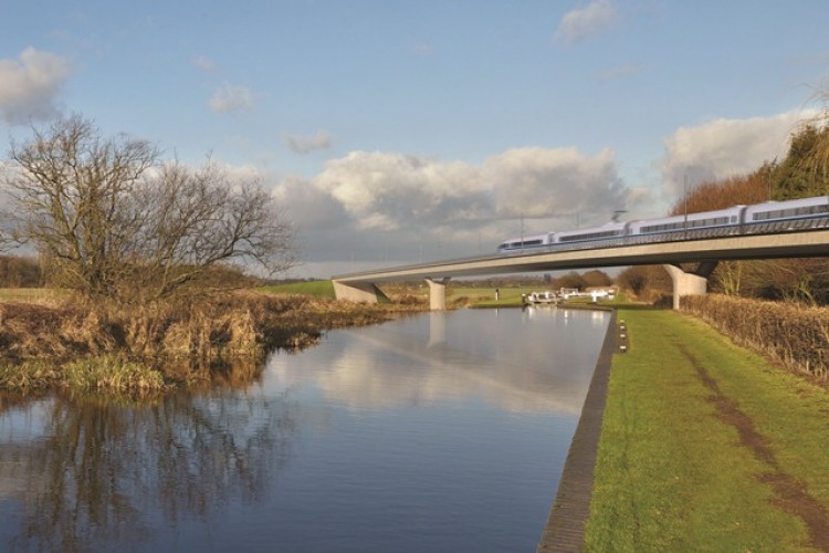 HS2 phase two will pass over the Birmingham and Fazeley Canal