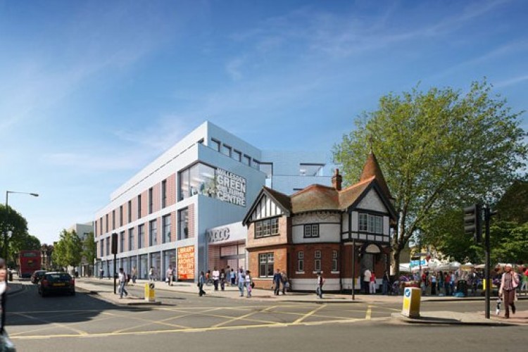 Proposed design of the Willesden Green Cultural Centre