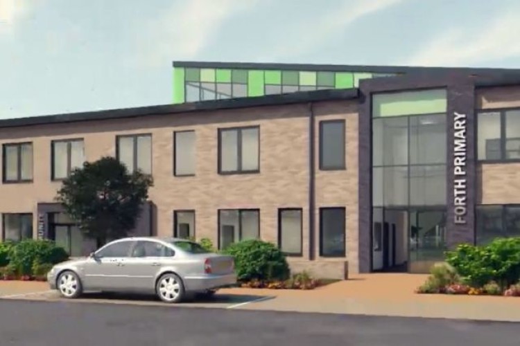 CGI of the new Forth Primary School building 