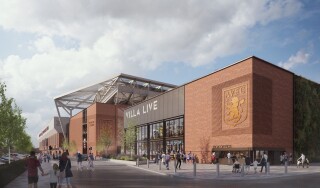 Witton Lane view of Villa Live and new North Stand