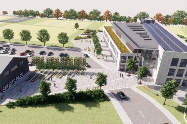 Cheadle College's campus is being redeveloped
