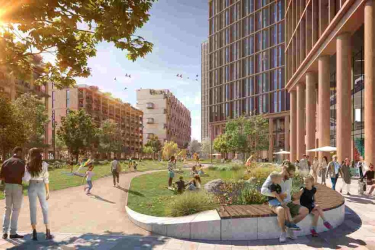 CGI of MattBrook Architects' vision for Regent Park