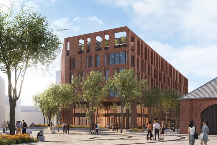 artist's impression of the planned government hub in York 