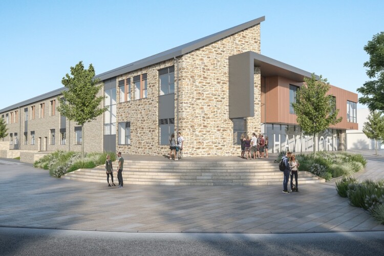 The new school building will re-use Victorian stone from the old caretaker&rsquo;s house