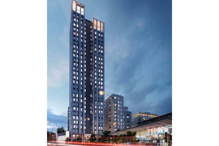 Designed by Corstorphine & Wright, the tallest block will be 33 storeys