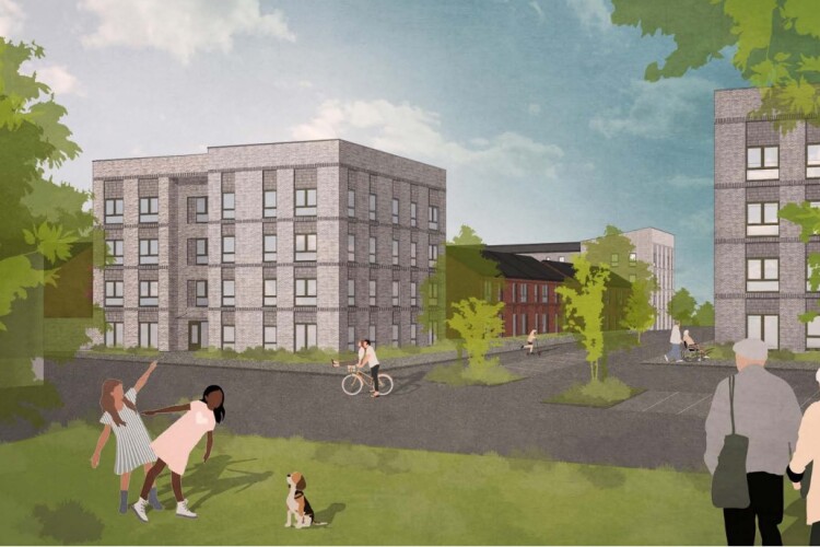 Artist&rsquo;s impression of new homes for Greendykes &ndash; one of the new-build developments from Edinburgh City Council this year 