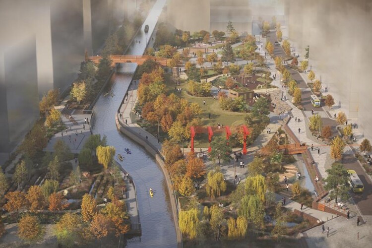 How Liverpool's Central Park might look