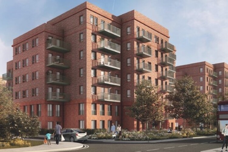 The Gascoigne Estate in south Barking is being rebuilt