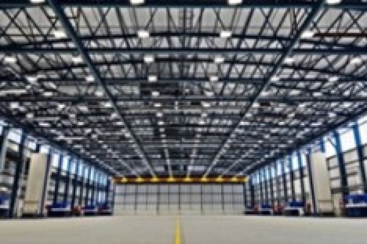 Typhoon hangar at RAF Coningsby