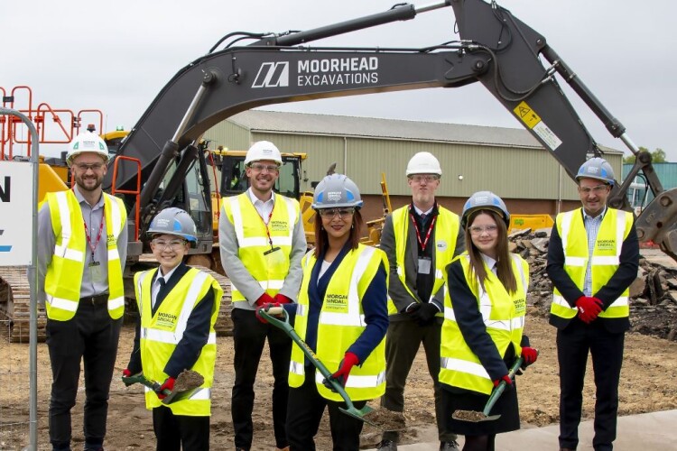 A groundbreaking ceremony earlier this month marked the start of work