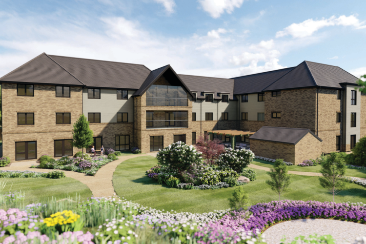 CGI of Care UK&rsquo;s planned Saffron Walden care home 