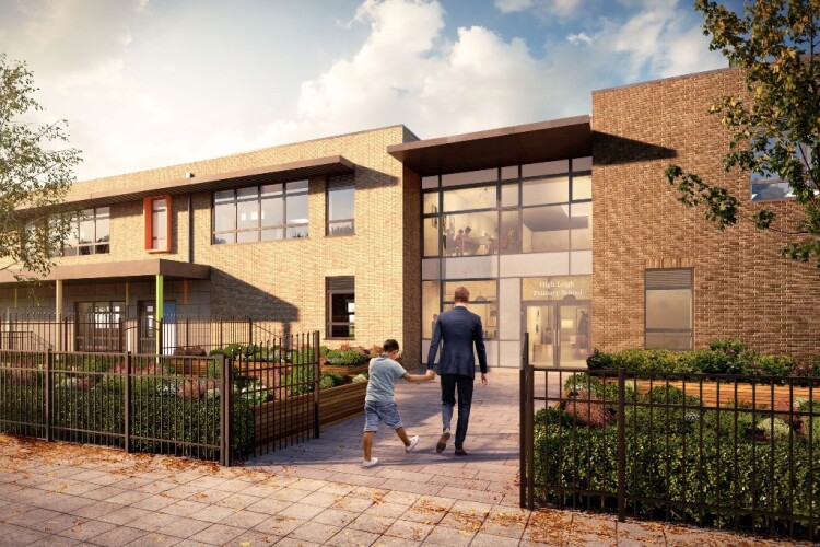 CGI of the new High Leigh Primary School in Hoddesdon