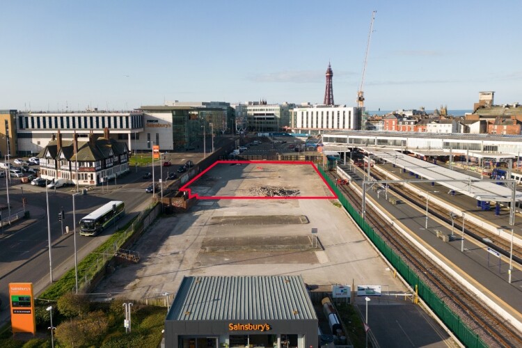 Site of the proposed office scheme