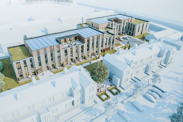 CGI of Progress Housing's planned extra care facility in Lancaster