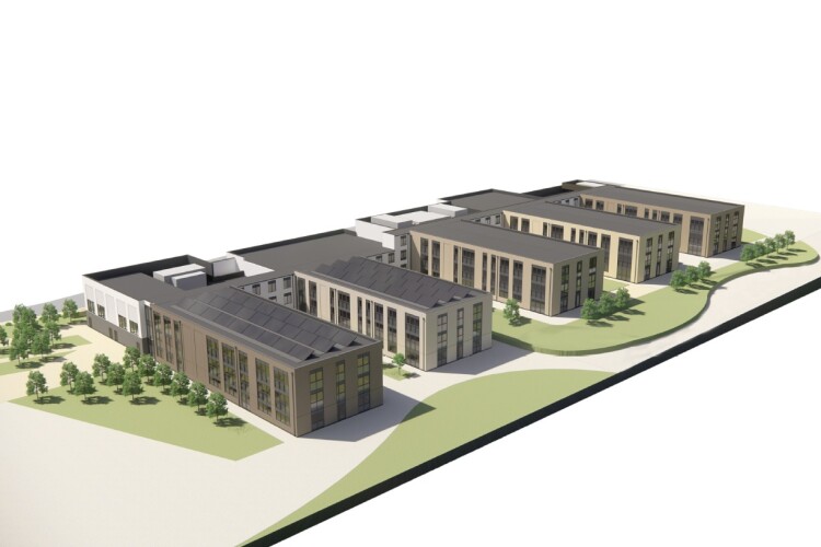CGI of the finished school