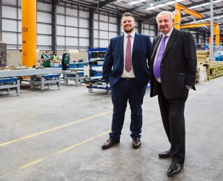 British Offsite managing director Shaun Weston (left) and Weston Group supremo Bob Weston
